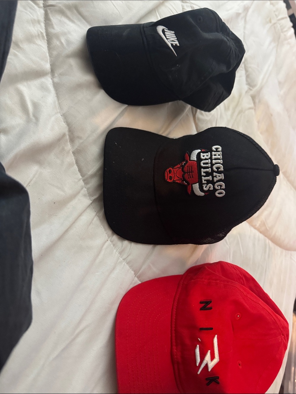 Chicago Bulls Black Mesh Trucker Cap - Official Team Logo toddler hat bundle